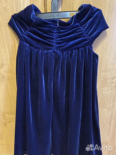 Платье для девочки бархатное