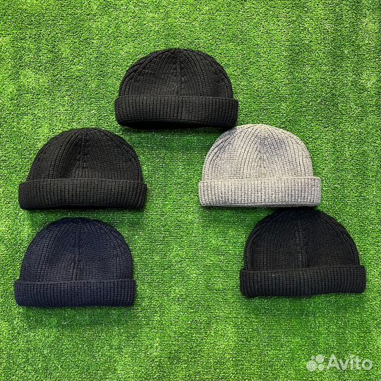 Шапка бини мужская