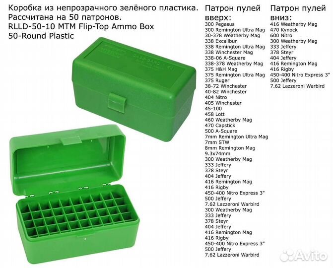 Коробки для патронов MTM (США)