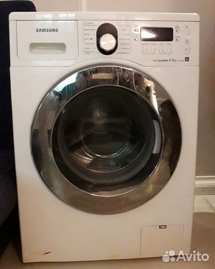 Стиральная машина бу samsung ecobubble 8kg. wf1802