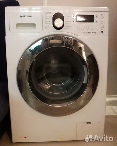 Стиральная машина бу samsung ecobubble 8kg. wf1802
