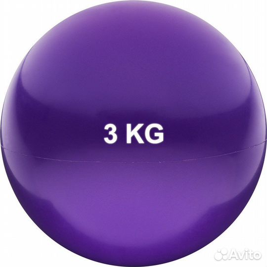 Медбол 3кг, d15см, hktb9011-3