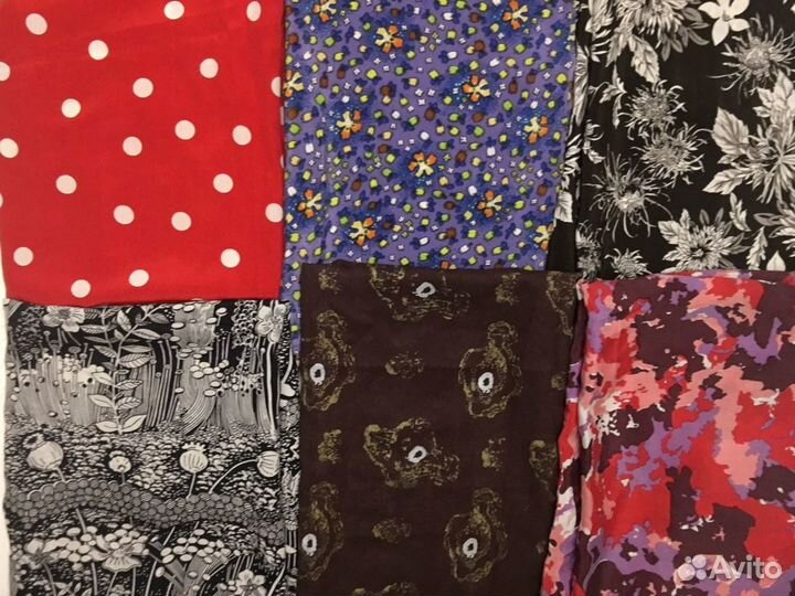 Натуральный шелк, крепдешин, шифон