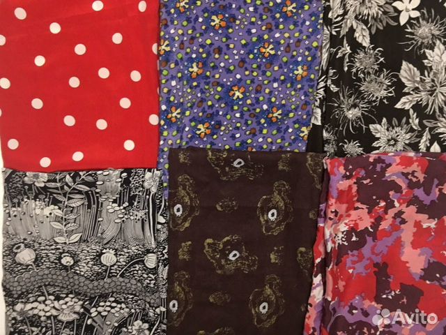 Натуральный шелк, крепдешин, шифон