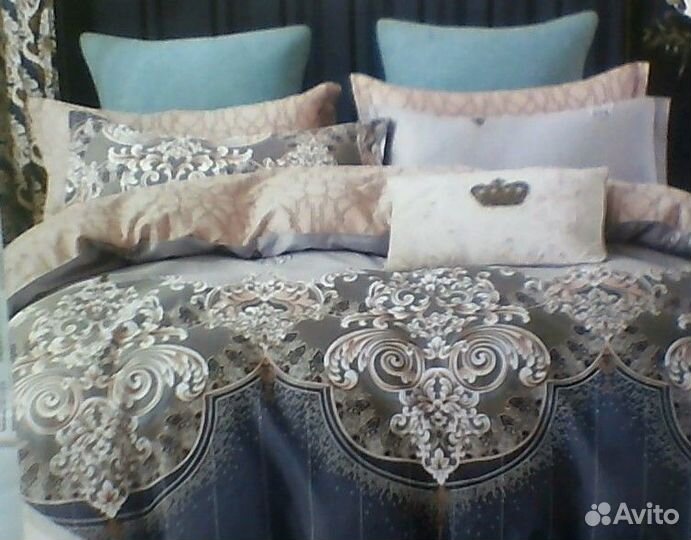 Постельное бельё бязь1.5-ка. новое