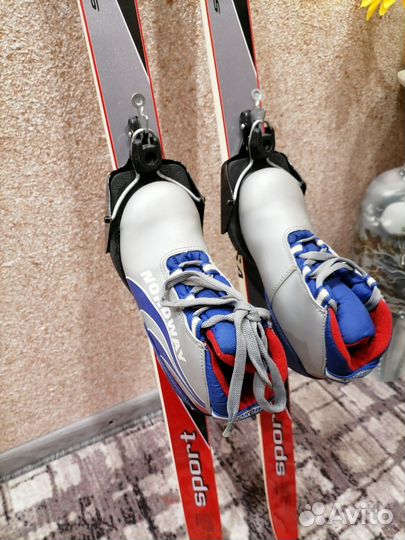 Беговые лыжи детские 120 см