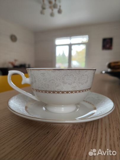 Чайная пара фарфор fioretta