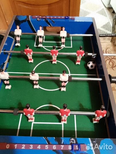 Настольный футбол с подсветкой