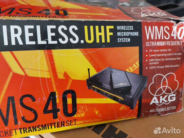 Радиомикрофон головной AKG WMS-40 UHF PT-SET