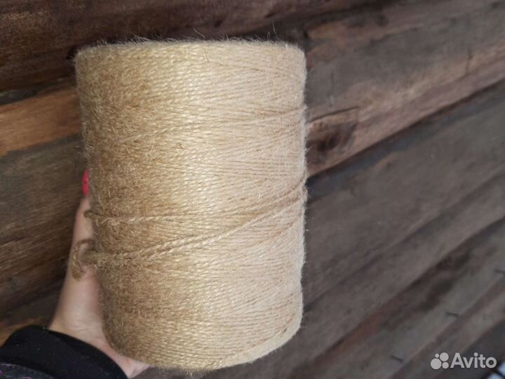 Джут.Нитки для вязания и рукоделия