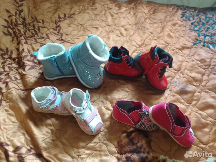 Одежда для девочки рост 74, обувь 20