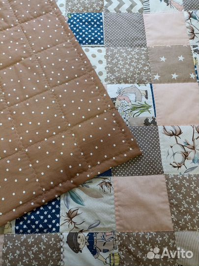 Детское лоскутное одеяло, ручной работы