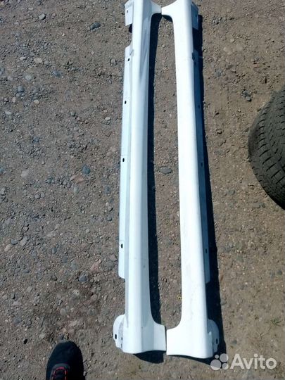 Накладки на пороги toyota caldina