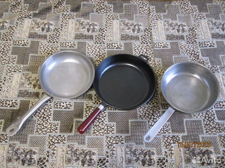 Сковороды профессиональные Luxstahl нержавейка