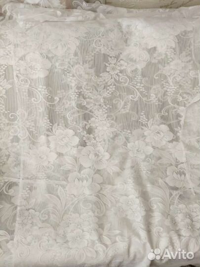 Шторы 4 шт+тюль 4 шт