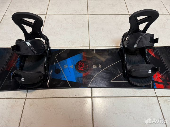 Сноуборд комплект K2 - 163 W + Burton - L