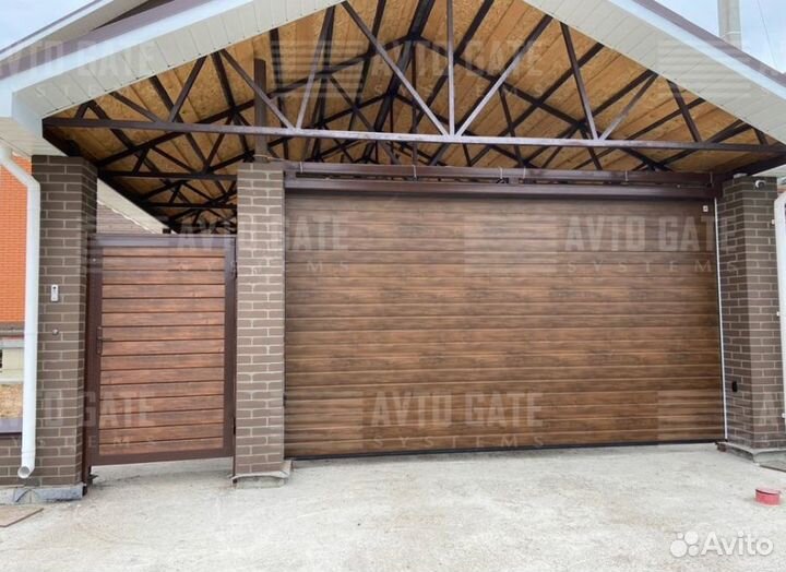 Ворота гаражные секционные