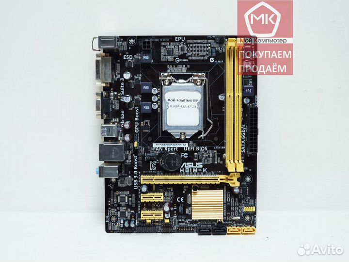 1150 Asus H81M-K (4-е поколение Intel / Xeon)