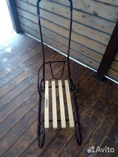 Санки torneo с сидушкой детские