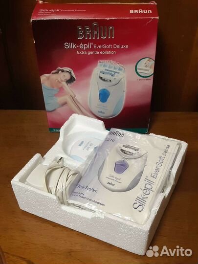 Эпилятор braun EverSoft Deluxe 2270 новый