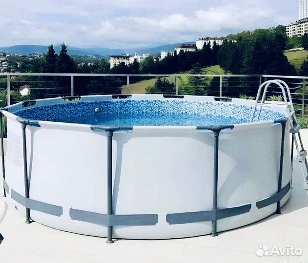 Каркасный бассейн новый