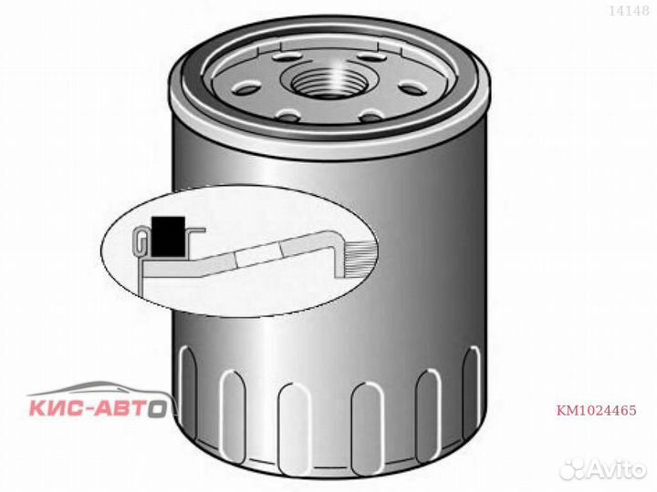 Фильтр масляный knecht Transporter T5
