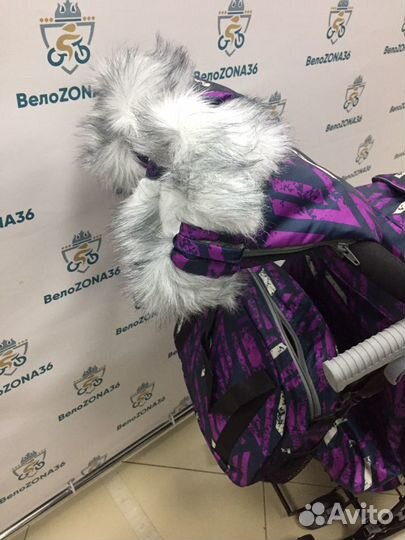 Санки коляска Ника 7-8 S Фиолетовый