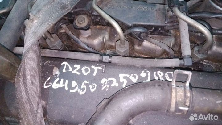 Контрактный двигатель ssangyong 664950 d20dt euro3