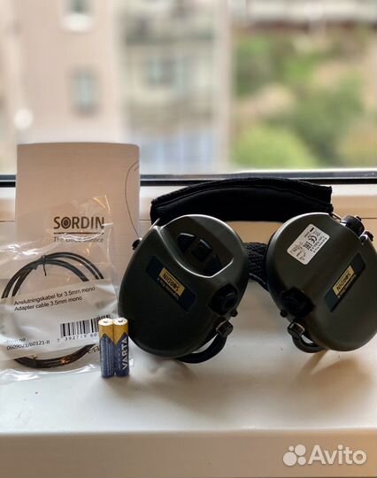 Sordin Supreme Pro-X Neckband Green (76302-X-S)