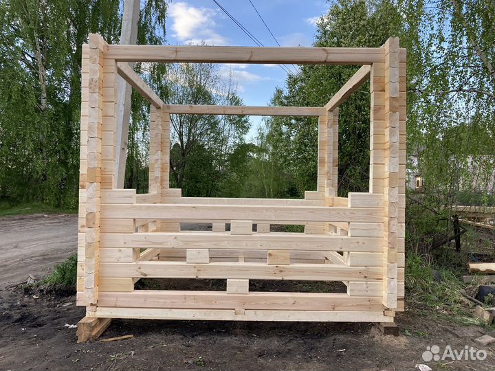 Беседка из профилированного бруса