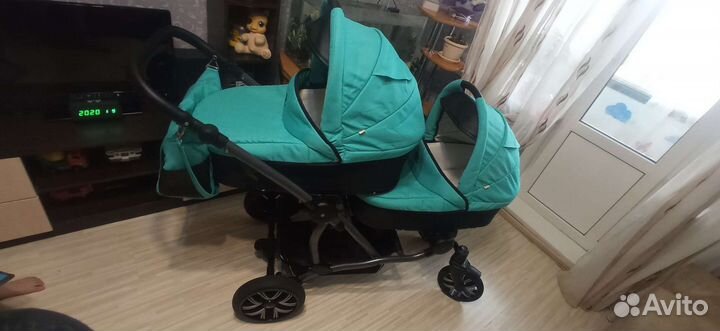 Коляска Legacy Mira для двойни (2 в 1)