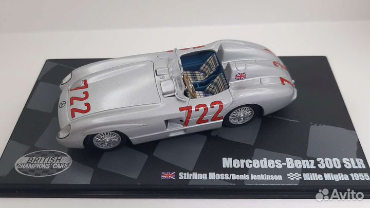 Mercedes Benz 300 SLR Модель автомобиля 1:43