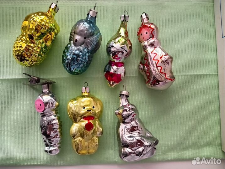 Елочные игрушки СССР одним лотом