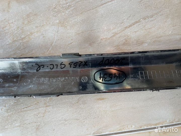 Накладка бампера передняя Mercedes Glc Class X 253