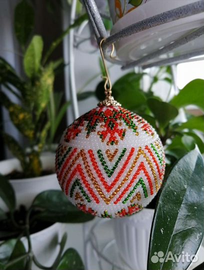 Шар из бисера