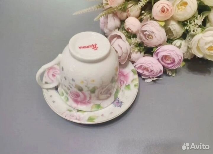 Чашка с блюдцем