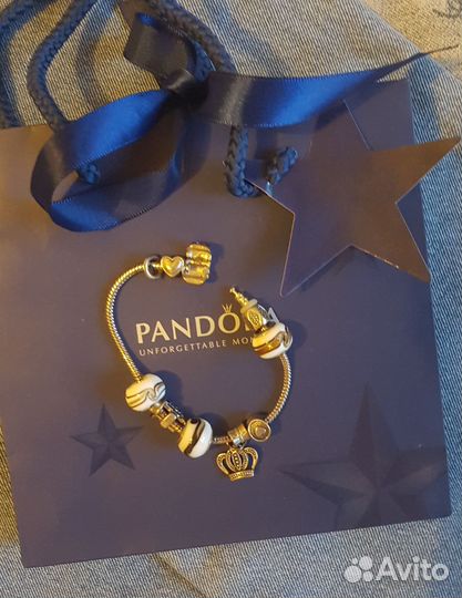 Браслет Pandora.Серьги