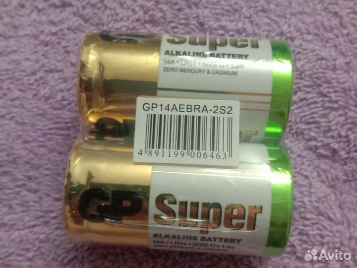 Аккумуляторные батарейки gp super