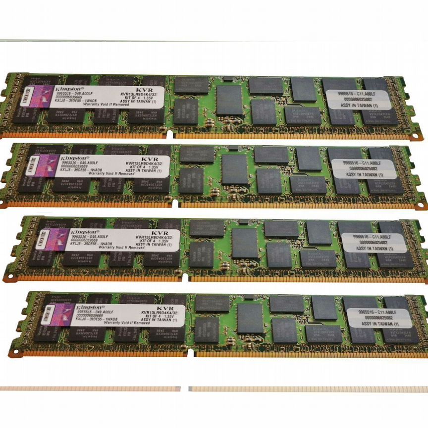 [KVR13LR9D4K4/32] Оперативная Память Kingston 32gb Kvr13lr9d4k4/32