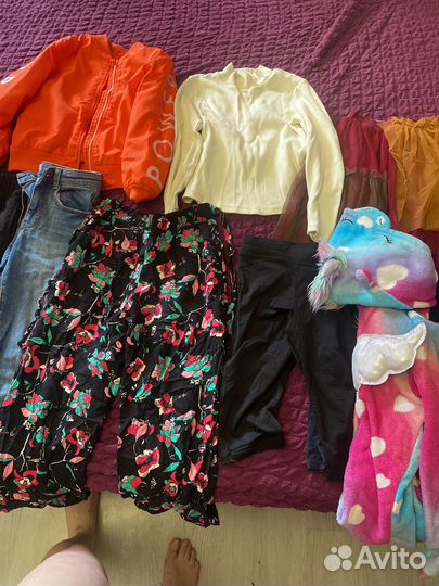 Одежда пакетом на девочку 128