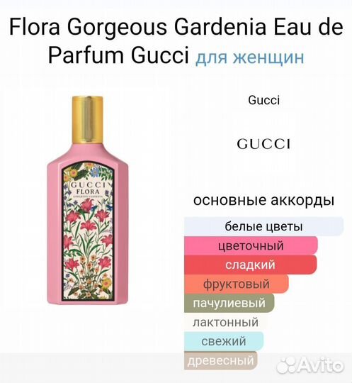 Духи женские Gucci flora parfum оригинальные новые