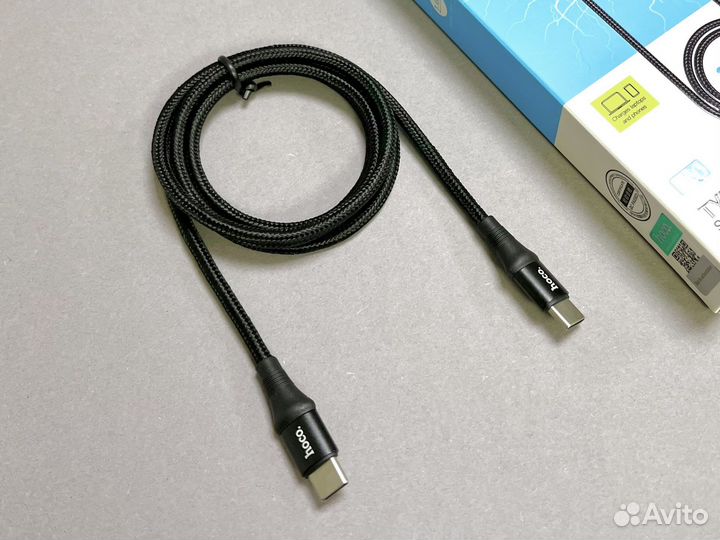 Кабель Type C - Type C (100W)