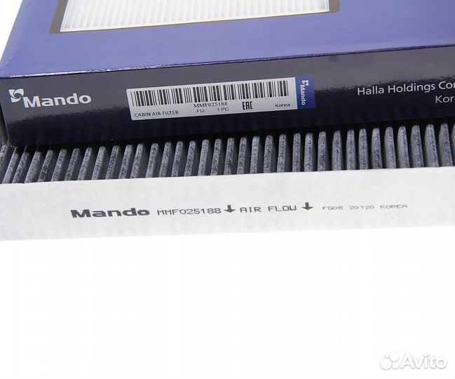 Фильтр воздушный салона VW Touareg (11) угольный m