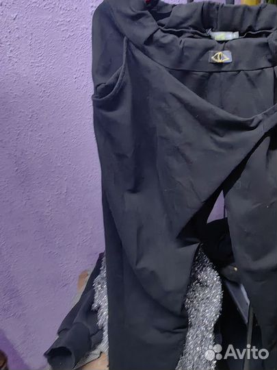 В коллекцию брюки трикотажные с юбкой спорт