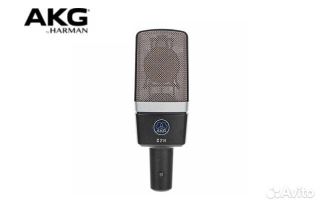 Студийный микрофон Akg c214+поп фильтр+2 шнура