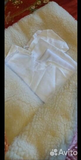 Конверт одеяло меховой на выписку зимнее