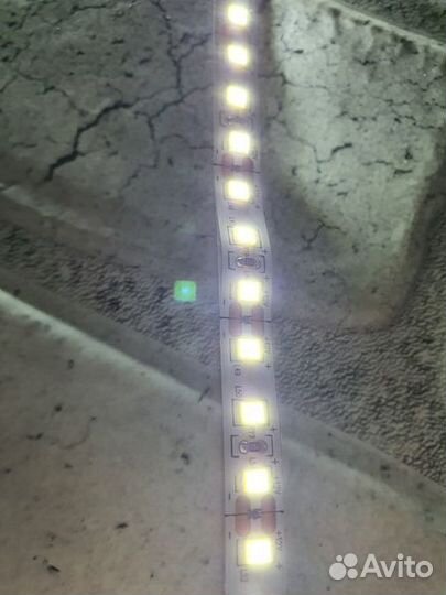 Лента LED Белый (12V-9.6W-120led/m) -6000K -IP20