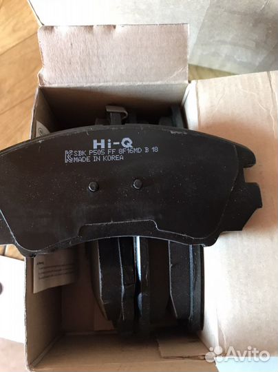 Новые тормозные колодки на hyundai,KIA