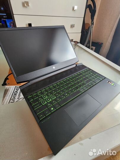 Игровой ноутбук hp pavilion gaming 15-ec0044ur