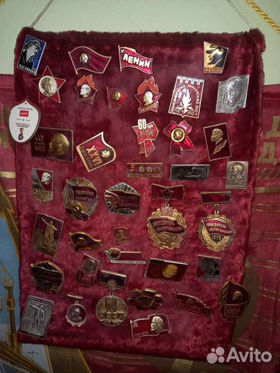 Коллекция значков СССР Ленин